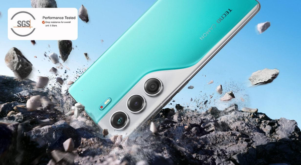 Смартфон TECNO Camon 40 (CM5) 6.78" 8/256ГБ, 2SIM, 5200мА•год, Emerald Lake Green