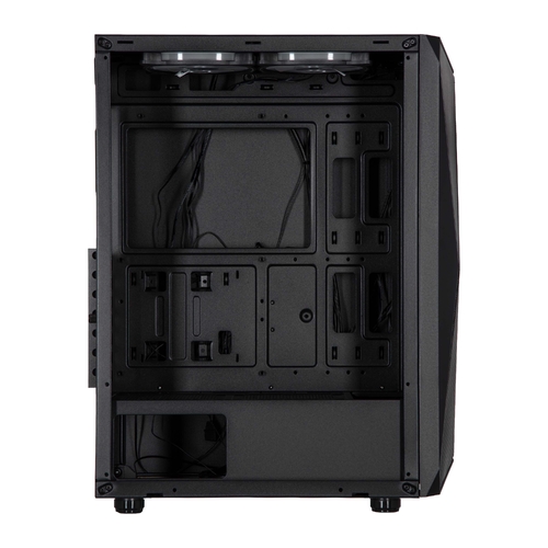 Корпус 2E GAMING Aruba G3313B, без БЖ 1xUSB3.0, 2xUSB2.0, 5x120мм ARGB, VGA 300мм, LCS ready, HUB, TG Side Panel, ATX, чорний