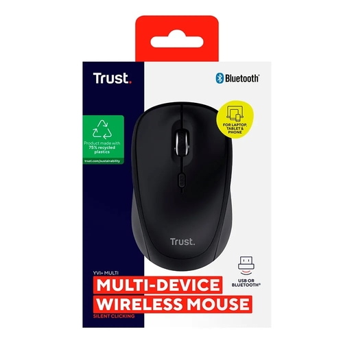 Мишка Wireless Trust Yvi+ Compact Multi-Device WL/BT/USB