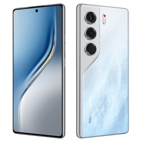Смартфон TECNO Camon 40 (CM5) 6.78" 8/256ГБ, 2SIM, 5200мА•год, Glacier White