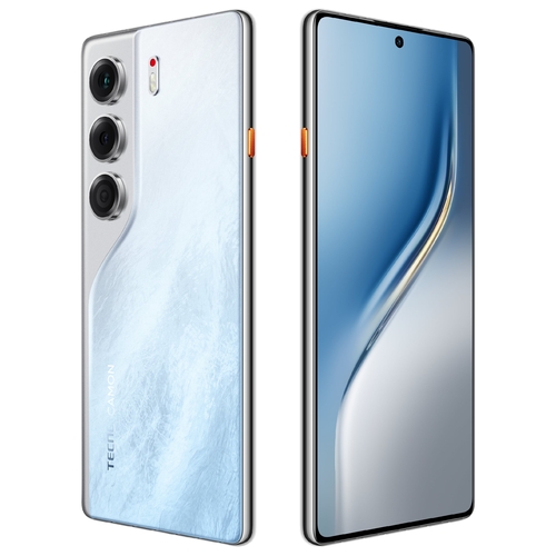 Смартфон TECNO Camon 40 (CM5) 6.78" 8/256ГБ, 2SIM, 5200мА•год, Glacier White