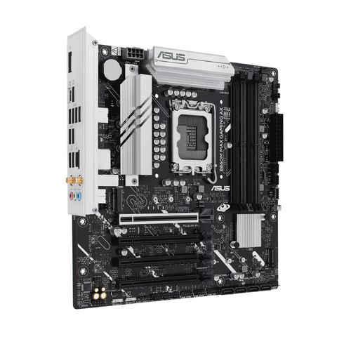 Материнcька плата ASUS B860M MAX GAMING AX s1851 B860 4xDDR5 M.2 DP USB Type-C Wi-Fi BT mATX