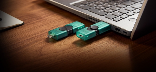 Флеш-накопитель USB3.2 256GB Type-C Kingston DataTraveler Duo Green (DTDEG2/256GB)