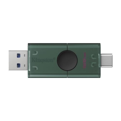 Флеш-накопитель USB3.2 128GB Type-C Kingston DataTraveler Duo Green (DTDEG2/128GB)