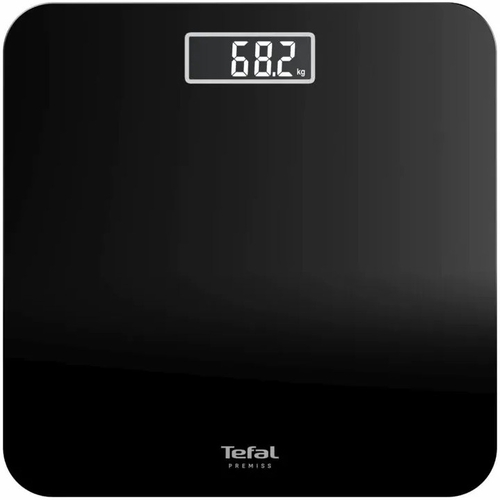 Ваги Tefal підлогові Premiss, 160кг, AAAx2 в комплекті, скло, чорний