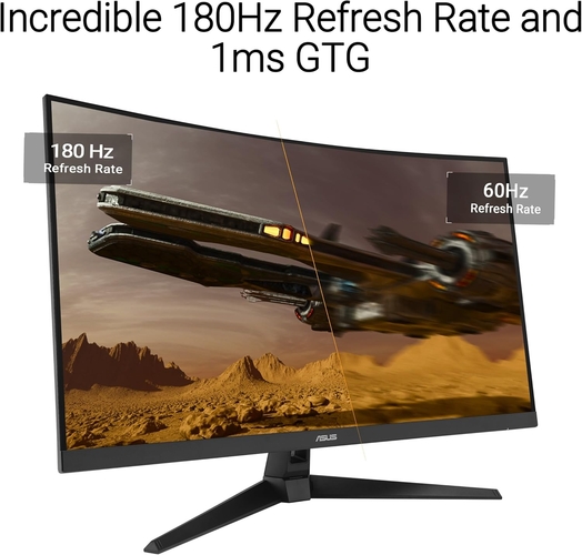 Монитор Asus 31.5" TUF Gaming VG32WQ3B (90LM0AP1-B01171) VA Black Curved 180Hz
