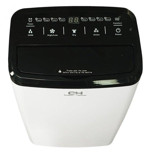 Осушувач повітря Cooper&Hunter CH-D009WD8-20LDWF, 20л.на добу, 50м.кв  , 160м3/год, 300Вт, дисплей, ел.кер-ня, WI-FI, іонізатор, таймер, авто вимк., білий
