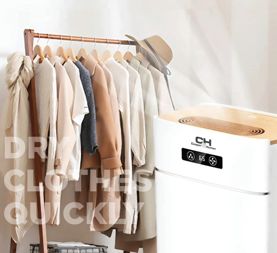 Осушувач повітря Cooper&Hunter CH-D014WD8-30LDWF 30 л. на добу, 80 м2, 160 м3/г, ел.кер-ня, WI-FI, резервуар 5 л, дисплей, таймер, іонізатор