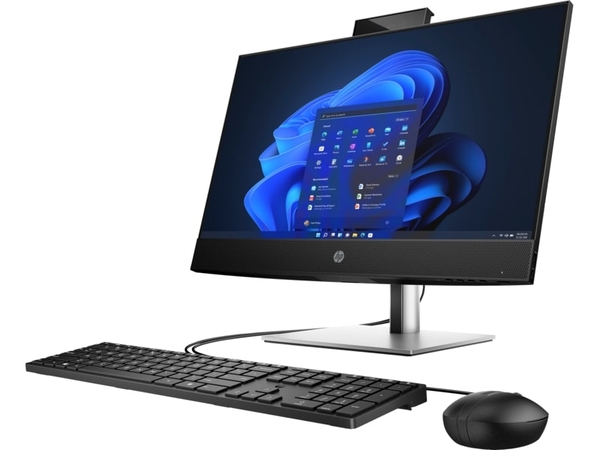 Комп'ютер персональний моноблок HP ProOne 440-G9 23.8" FHD IPS AG, Intel i5-14500, 16GB, F512GB, UMA, WiFi, кл+м, DOS, чорний