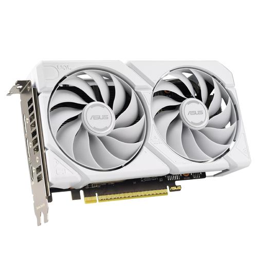 Вiдеокарта ASUS Radeon RX 9060 XT 16GB GDDR6 OC DUAL-RX9060XT-16G-WHITE білий