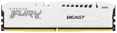 Пам'ять ПК Kingston DDR5 16GB 5600 FURY Beast Білий EXPO