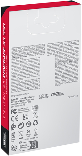 Накопитель SSD 8TB Kingston Fury Renegade G5 M.2 2280 PCIe Gen5.0 x4 NVMe 3D NAND TLC (SFYR2D/8T1)