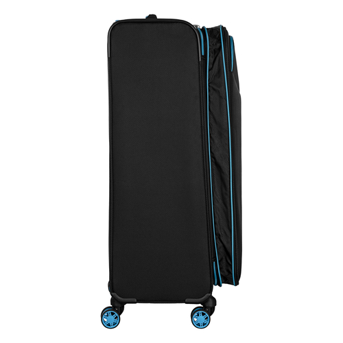 Набір валіз 2E, Trek, (L+M+S), TSA, 4 колеса, + 3 рюкзаки Cabin (2E-BPET-CABIN-BK), поліестр, чорний