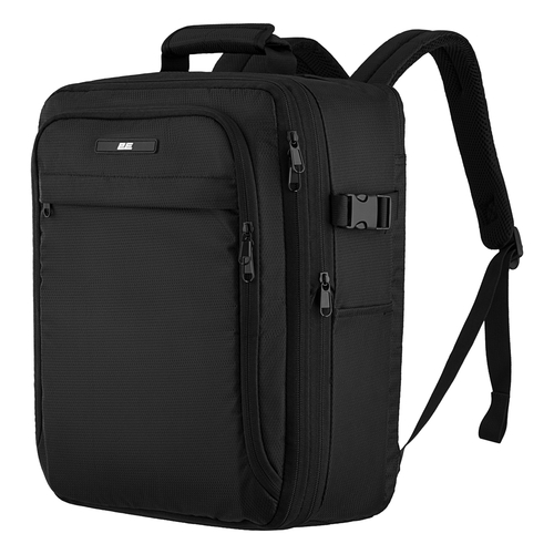 Набір валіз 2E, Trek, (L+M+S), TSA, 4 колеса, + 3 рюкзаки Cabin (2E-BPET-CABIN-BK), поліестр, чорний