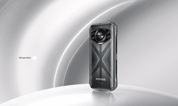 Смартфон Doogee S118 6.58" 12/512ГБ, 2SIM, 10800мА•год, сріблястий