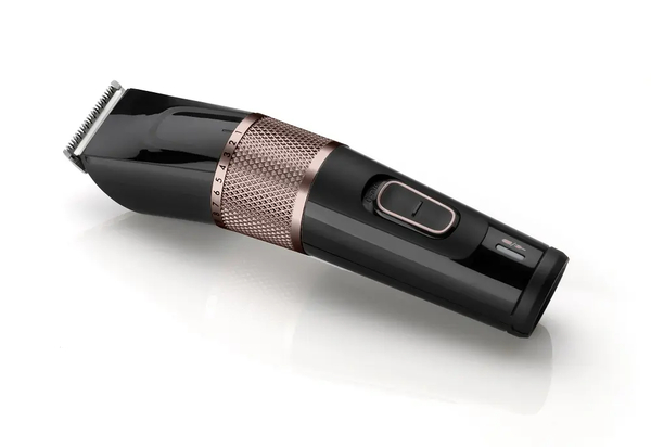 Машинка для стриження Babyliss, мережа+акум., вібраційний мотор, насадок-1, сталь, чорно-рожевий