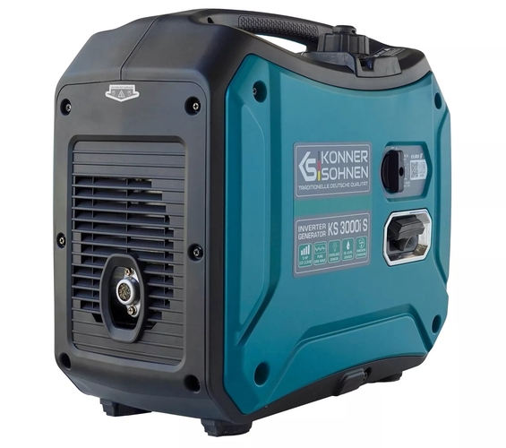 Генератор бензиновий інверторний Konner&Sohnen KS 3000i S 230В, 3-3.3кВт, ручний стартер, 23кг