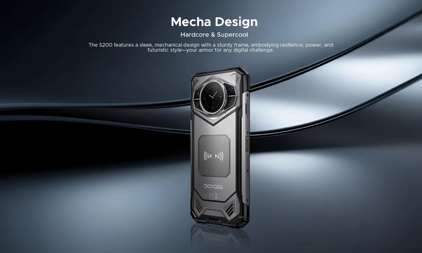 Смартфон Doogee S200 5G 6.72" 12/256ГБ, 2SIM, 10100мА•год, темно-сірий