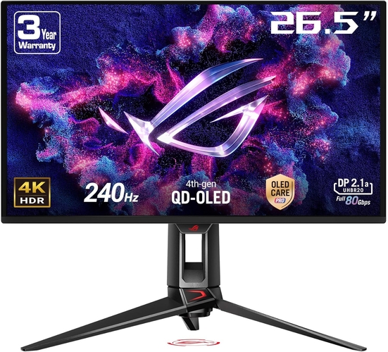 Монитор Asus 27" ROG Swift PG27UCDM (90LM0B30-B01971) OLED Black 240Hz
