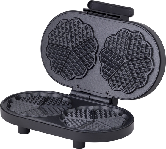 Міні-гриль  Gorenje 1200Вт, алюміній, пластина д/вафель, корпус-метал, чорний