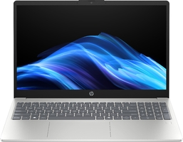 Ноутбук HP 15-fd0192ua 15.6" FHD IPS AG, Intel 5-120U, 16GB, F512GB, UMA, DOS, сріблястий