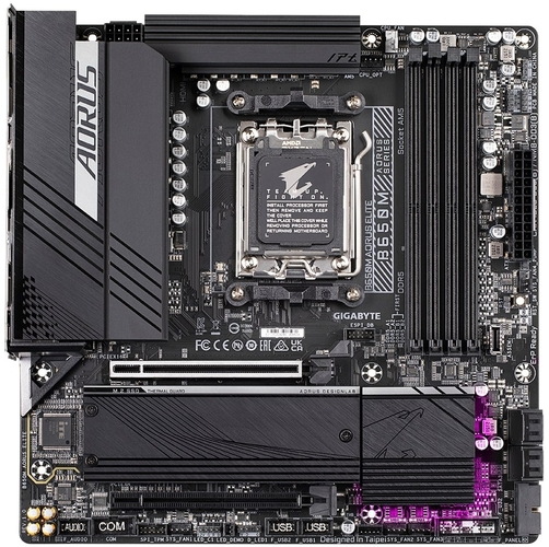 Материнська плата GIGABYTE B650M AORUS ELITE sAM5 B650 4xDDR5 M.2 HDMI DP mATX