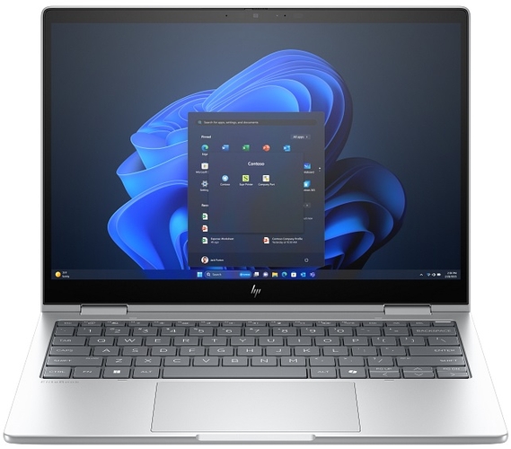 Ноутбук HP EliteBook 8 Flip G1i 13.3" WUXGA Touch AG, Intel U5-225U, 32GB, F1TB, UMA, Win11P, сріблястий