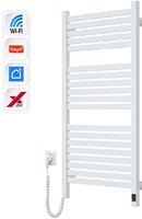 Рушникосушка Navin електрична Авангард Х, 1000х480х71мм, Wi-Fi, сталь, білий, ліве підключення