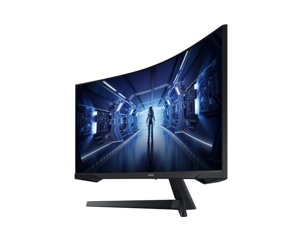 Монітор Samsung 34" Odyssey G5 C34G55TWW D-Sub, 2xHDMI, DP, VA, 3440x1440, 21:9, 165Hz, 1ms, CURVED