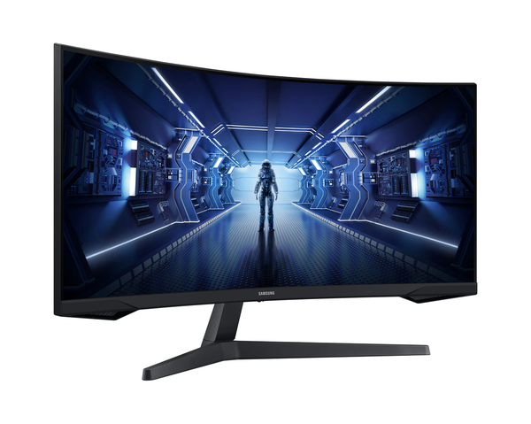 Монітор Samsung 34" Odyssey G5 C34G55TWW D-Sub, 2xHDMI, DP, VA, 3440x1440, 21:9, 165Hz, 1ms, CURVED