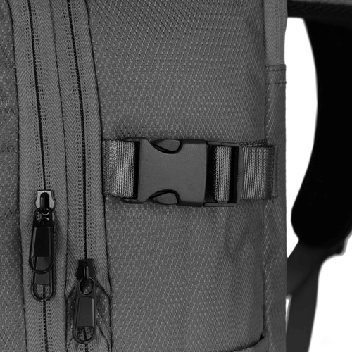 Набір валіз 2E, Trek, (L+M+S), TSA, 4 колеса, + 3 рюкзаки Cabin (2E-BPET-CABIN-GR), поліестр, сірий