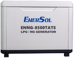 Генератор газовий EnerSol ENNG-8500TATS, 400В, 8.0-8.5кВт, 3Фази, електростартер, 160.0кг