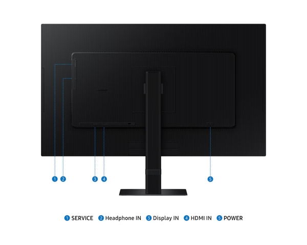 Монітор Samsung 27" S70D HDMI, DP, MM, IPS, 3840x2160