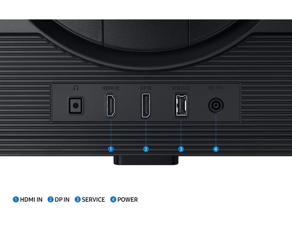 Монитор Samsung 27" Odyssey G5 LS27DG500 (LS27DG500EIXUA) IPS Black 180Hz