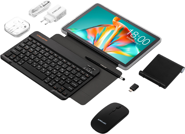 Планшет Teclast P30T KIT 10,1" 4ГБ, 128ГБ, 6000мА•год, Android, сірий