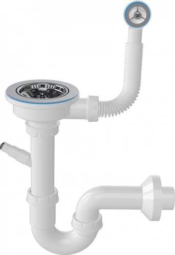 Набір кухонний Adamant Horizon, штучний камінь, прямокут., з крилом, 780х495х230мм, чаша - 1, врізна, Сахара + змішувач