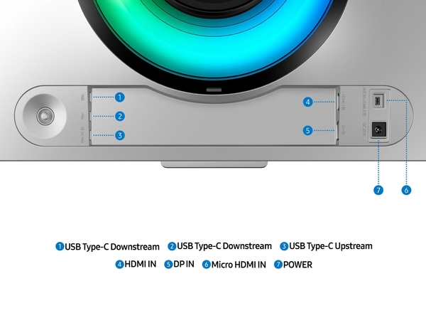 Монитор Samsung 49" Odyssey OLED G9 (LS49DG952SZXUA) Black/White Curved 240Hz