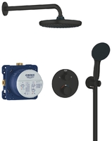 Душова система Grohe QuickFix Precision прихованого монтажу з Vitalio Start 250, матовий чорний