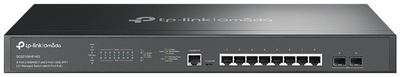 Комутатор TP-LINK SG3210XHP-M2 8x2.5GE (8xPoE), 2x10GE SFP+, 240Вт, Керований L2