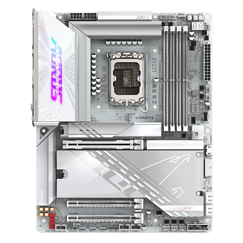 Материнська плата GIGABYTE Z890 AORUS PRO ICE s1851 Z890 4xDDR4 M.2 HDMI DP Wi-Fi BT ATX білий