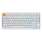 Клавіатура механічна Keychron J1 82Key, K pro Brown, WL/BT/USB-A, QMK, Hot-swap, EN/UKR, RGB, білий