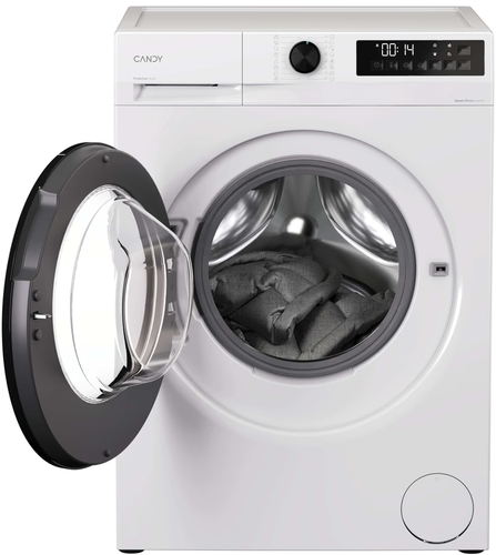 Пральна машина Candy фронтальна, 8кг, 1400, A+++, 59см, дисплей, пара, інвертор, білий