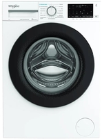 Пральна машина Whirlpool фронтальна, 7кг, 1200, A+++, 49.6см, дисплей, пара, інвертор, люк чорний, білий