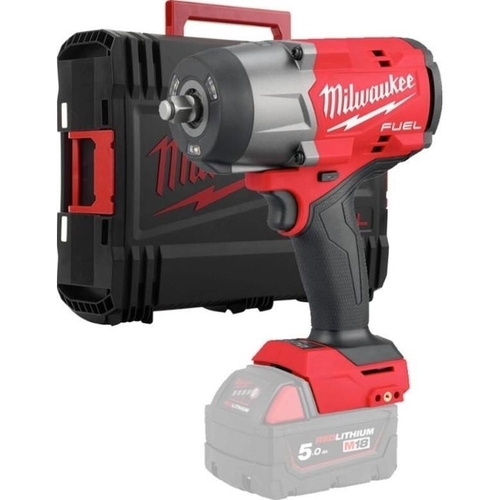 Гайковерт ударний акумуляторний Milwaukee M18 FHIW2F12-0X 18В 1491Нм 0-2000об/хв 1/2" кейс 3.4кг без АКБ та ЗП
