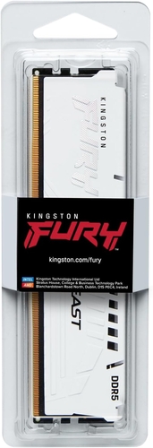 Пам'ять ПК Kingston DDR5 16GB 6400 FURY Beast EXPO Білий