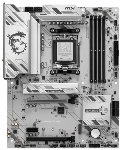 Материнcька плата MSI B850 GAMING PLUS WIFI6E sAM5 B850 4xDDR5 M.2 HDMI DP WiFi BT ATX