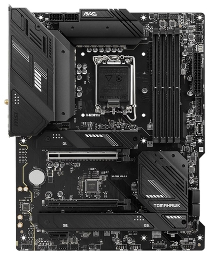 Материнcька плата MSI MAG B760 TOMAHAWK WIFI s1700 B760 4xDDR5 M.2 HDMI DP WiFi BT ATX