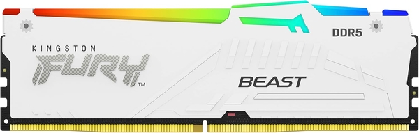 Пам'ять ПК Kingston DDR5 16GB 6000 FURY Beast EXPO Білий
