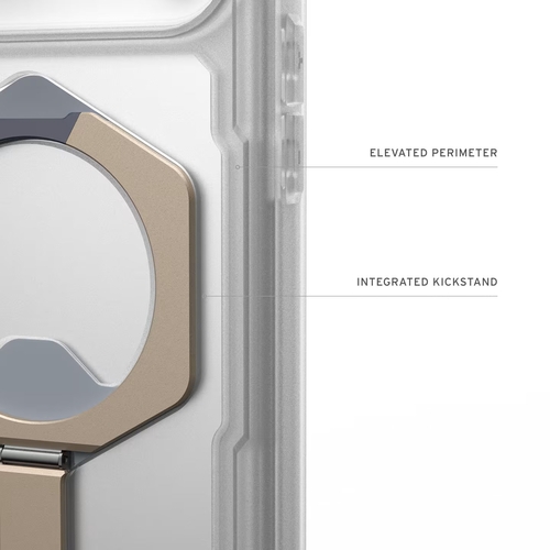 Чохол UAG для iPhone 17 Pro Max, Plasma XTE MagSafe, Clear/Titanium