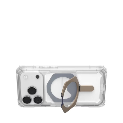 Чохол UAG для iPhone 17 Pro, Plasma XTE MagSafe, Clear/Titanium